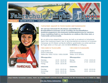 Tablet Screenshot of fahrschule-quandt.de